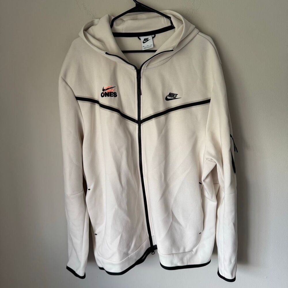 Nike Tech Full Zip Hoodie Detroit Lions Aidan Hutchinson Custom Embroidery